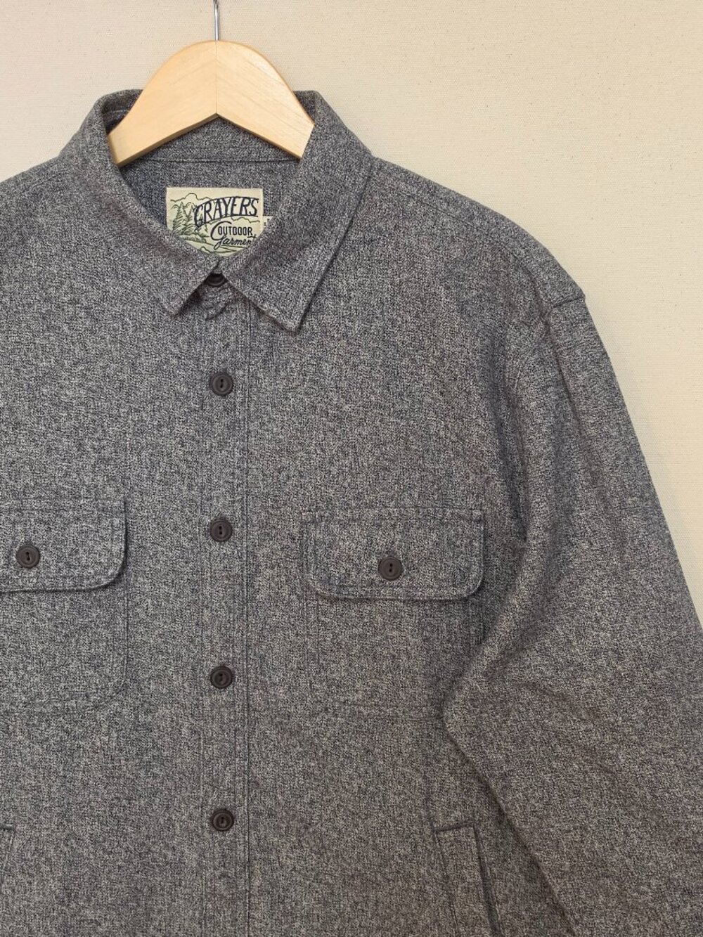 Grayers Outdoor Garments Cold Weather Rated Shirt Jacket L